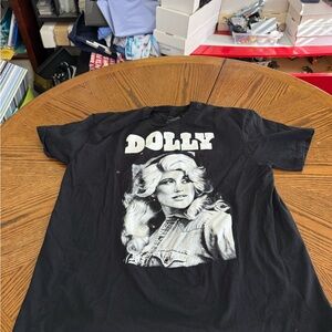 Black Dolly Parton Graphic Tee